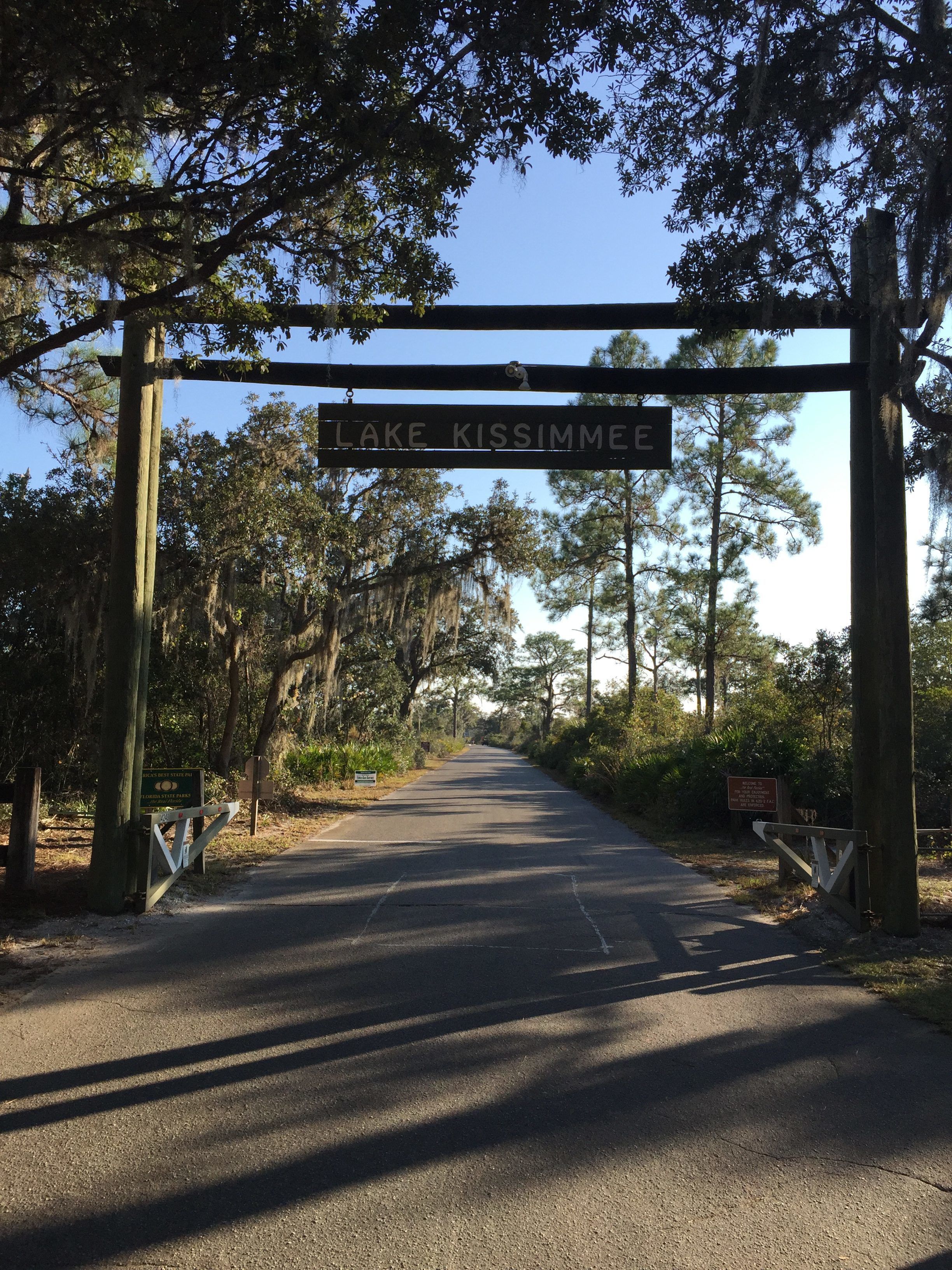 Lake Kissimmee State Park Entrance The Stones Real