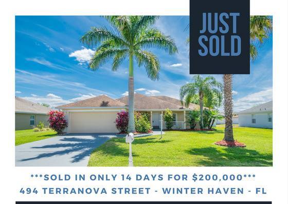 JUST SOLD Terranova Winter Haven Florida The Stones