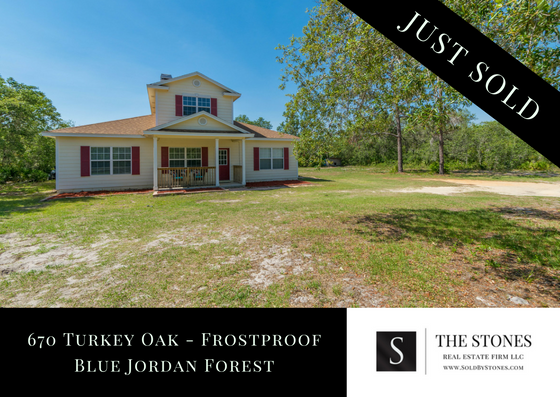 JUST SOLD Blue Jordan Forest In Frostproof Florida The