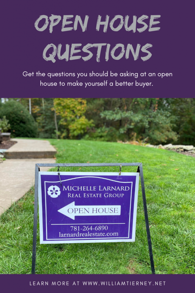 Bill Tierney Cohasset Ma Blog Image Open House Questions