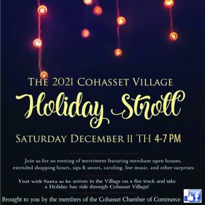 Bill Tierney Cohasset Ma Holiday Stroll 2021