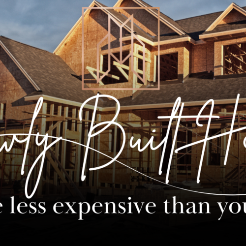 Newly Built Homes May Be Less Expensive
