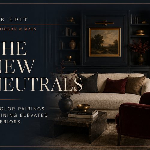 The Edit New Neutrals 5 Color Pairings To Elevate Your Interior