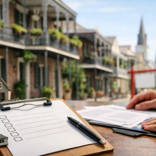 Pre Listing Checklist for New Orleans Sellers