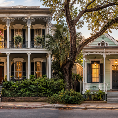 Historic Homes Versus Shotgun Houses in New Orleans