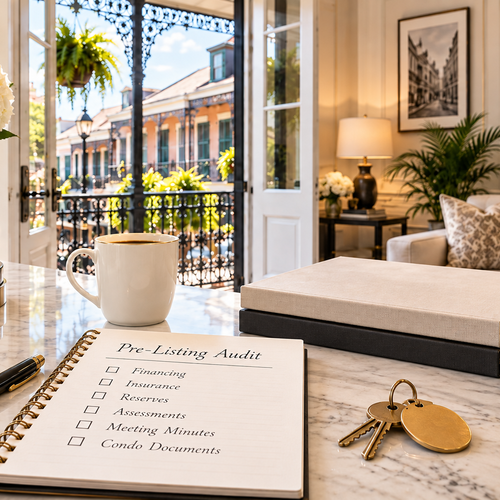 The Condo Seller's Pre-Listing Audit: 8 Things to Check Before You List