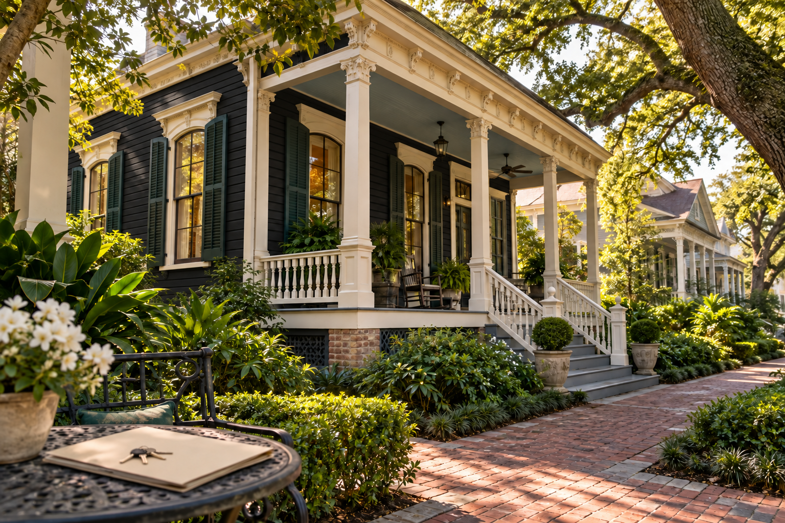 Historic Uptown House in Satin Black