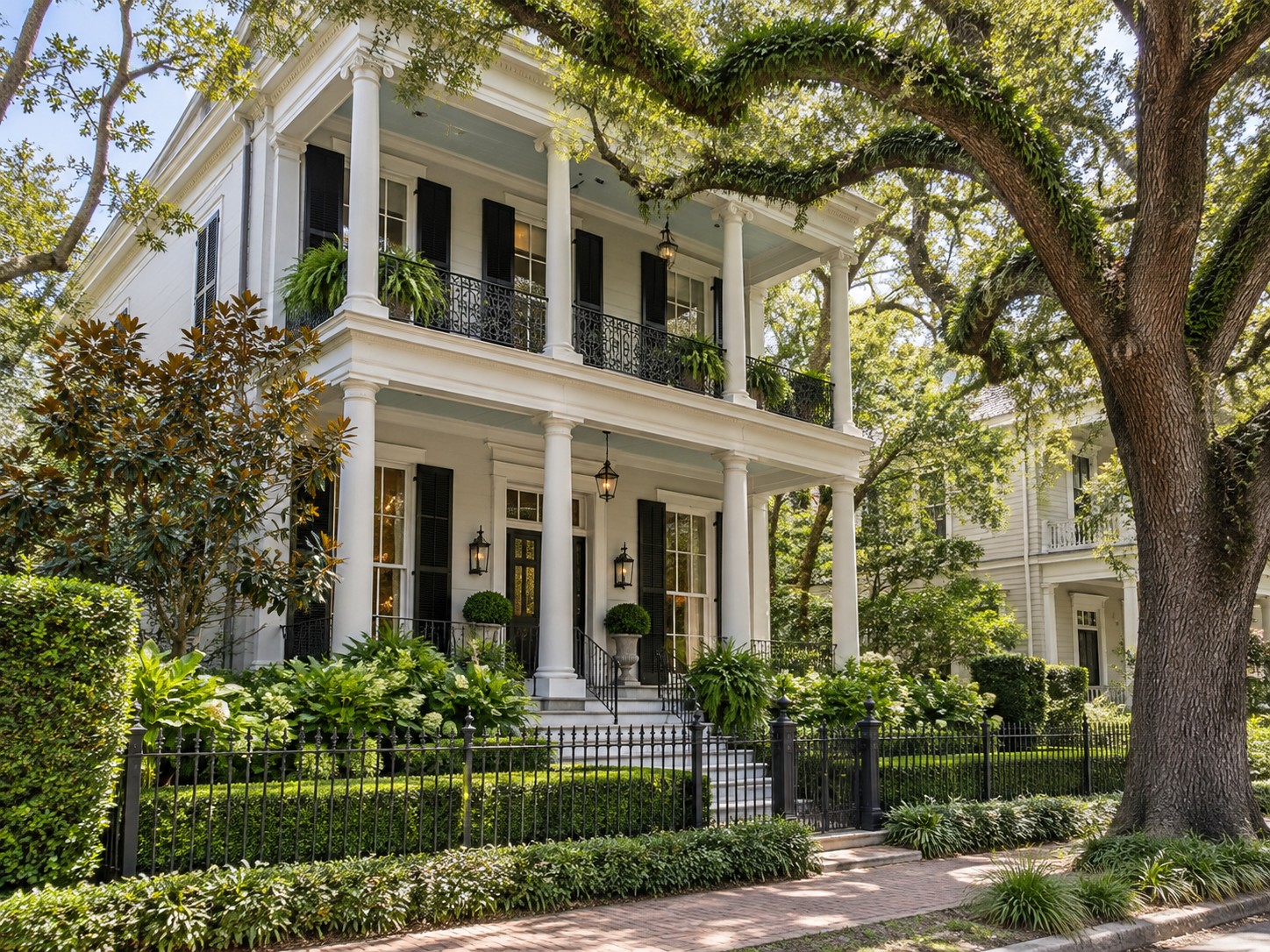 Oak-Shaded Southern Estate