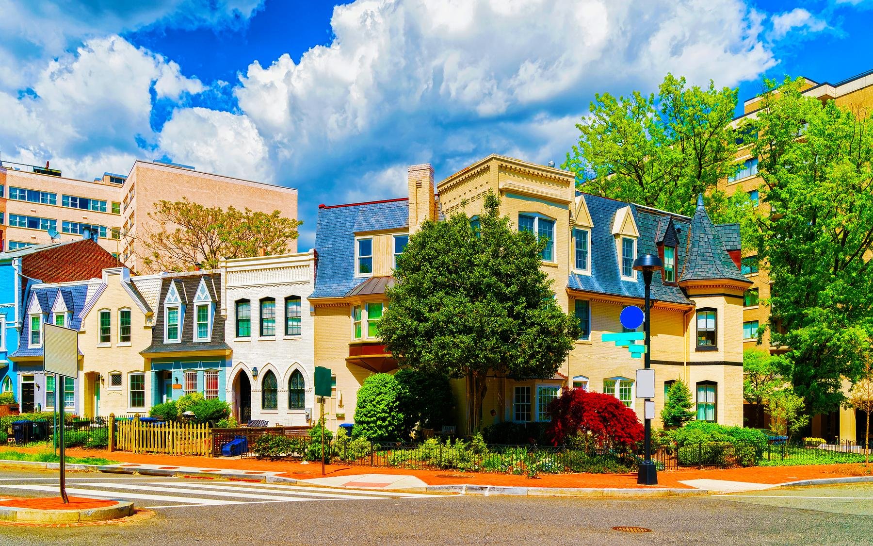 Foggy Bottom historical neighborhood Washington DC reflex