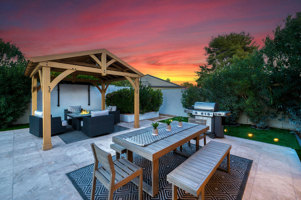 Patio and Backyard