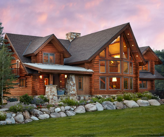 Log and Wood Style home for sale in NH