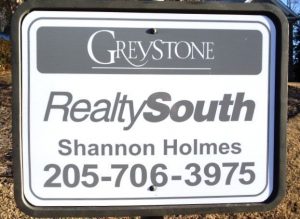 Greystone Shannon Holmes Home for Sale sign image