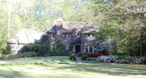 Brick Tudor w/ front chimney in Beautiful Mountain Brook Alabama image