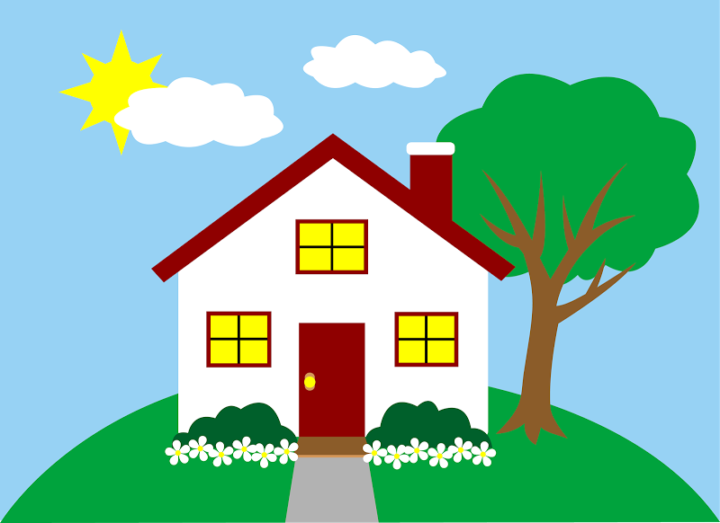 recognize the potential in a value priced home cartoon cottage image