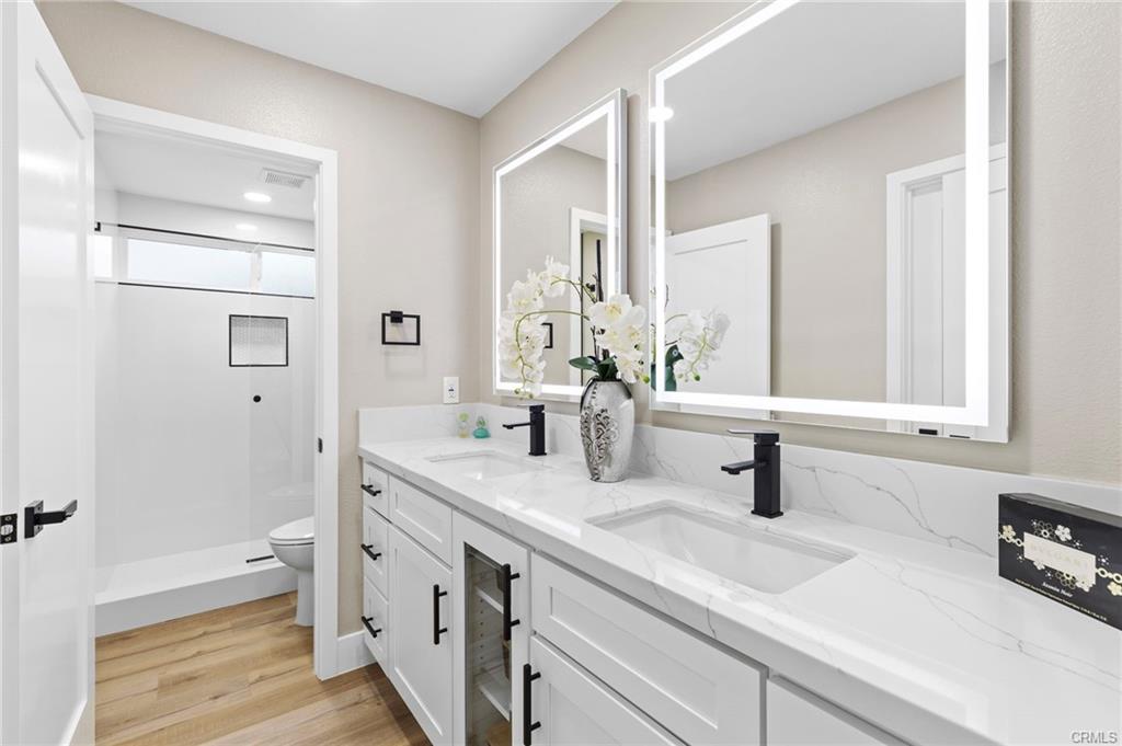 Flying - bathroom after