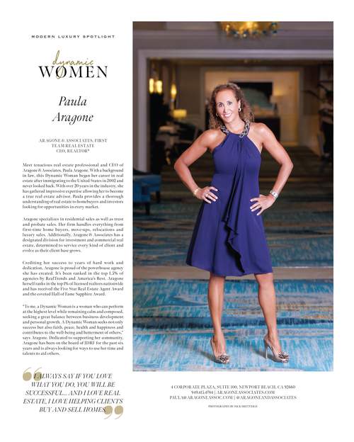 Dynamic Women: Paula Aragone Featured in Modern &hellip;