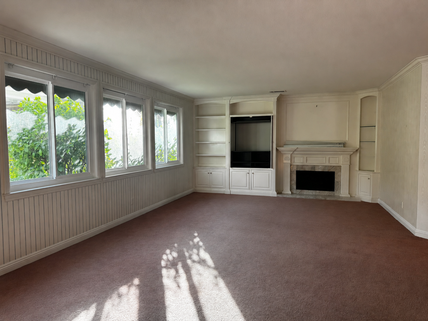 Family room before pre-market preparation at 17792 Neff Ranch, Yorba Linda CA