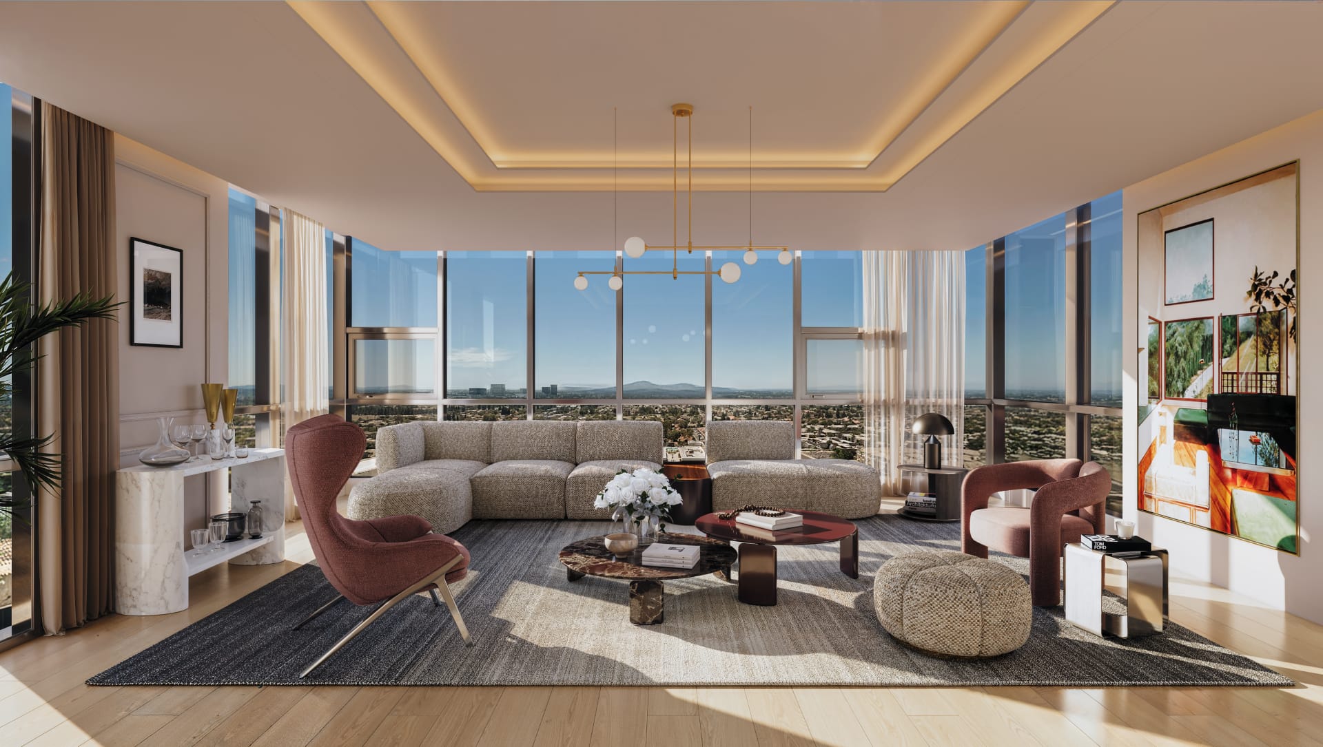 Skyline OC luxury residence interior