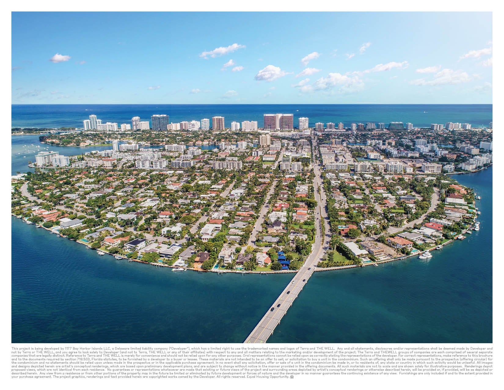 The Well Bay Harbor Islands aerial view