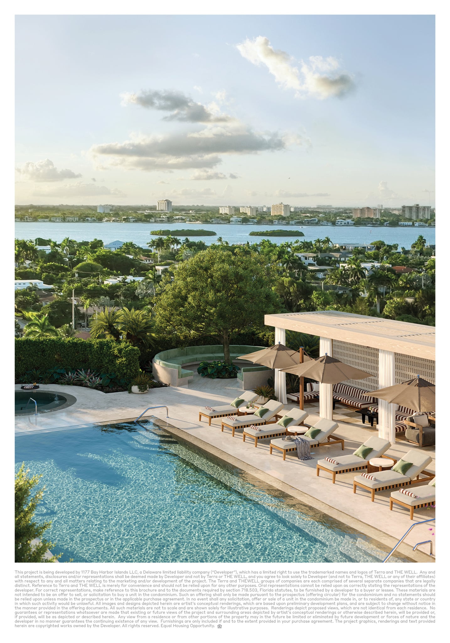 The Well Bay Harbor Islands pool cabana