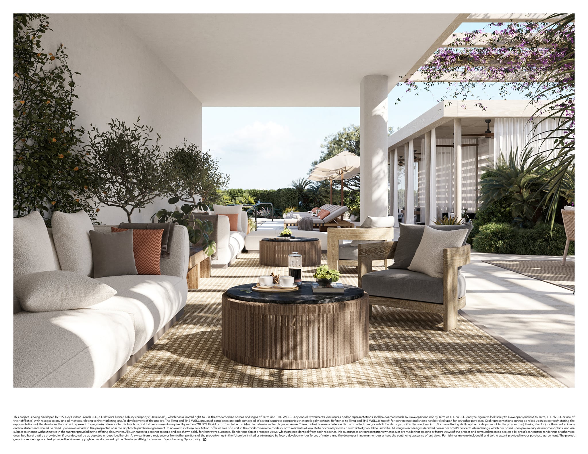 The Well Bay Harbor Islands rooftop lounge