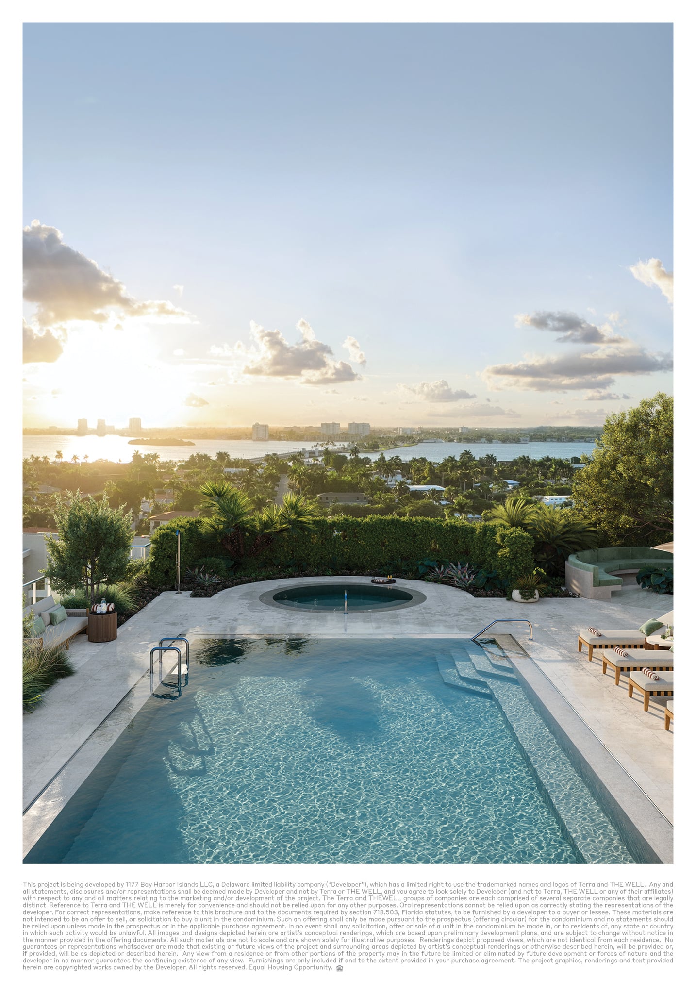 The Well Bay Harbor Islands rooftop pool