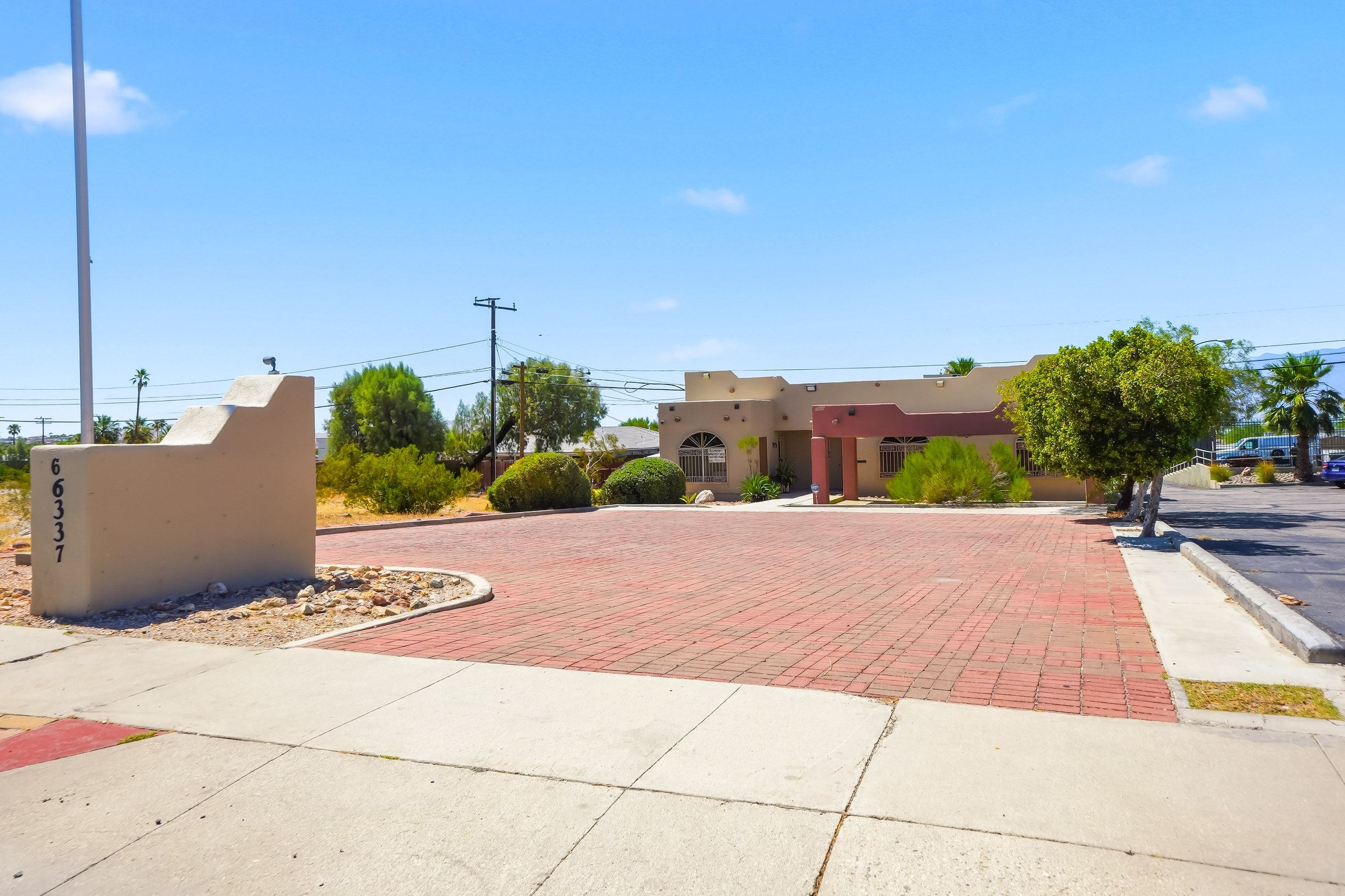 66337 Pierson Blvd Desert Hot Springs office building exterior, held in family trust