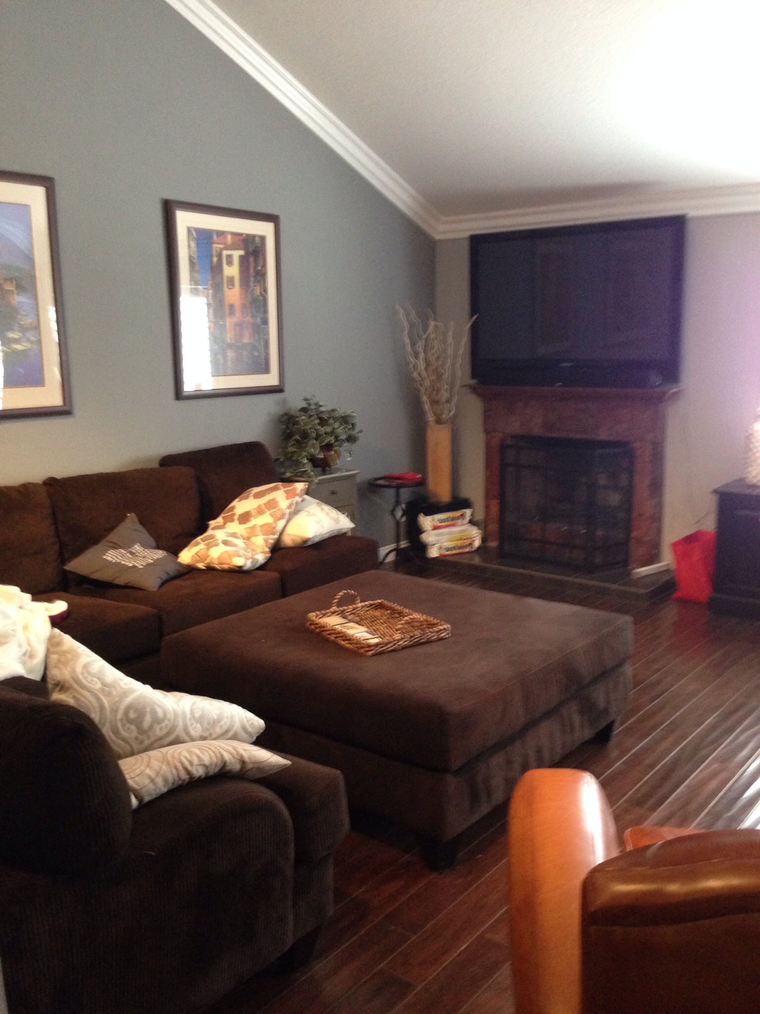 Living room before pre-market preparation at 24291 Juaneno, Mission Viejo CA