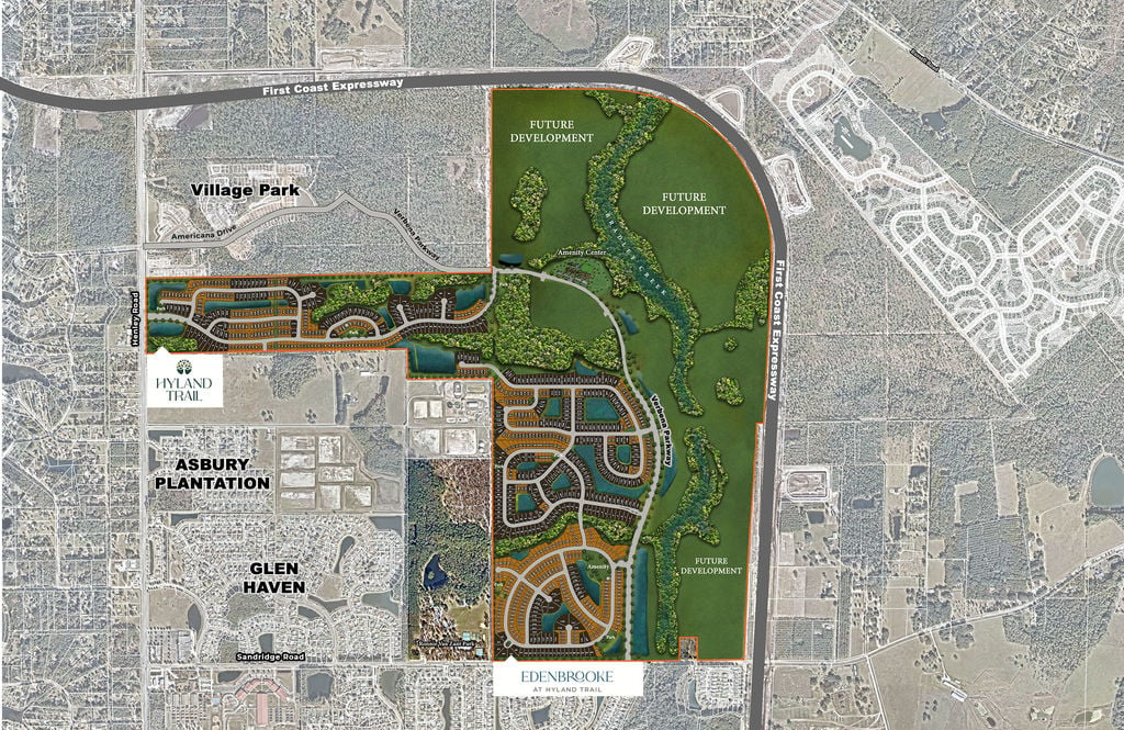 Hyland Trail Site Map