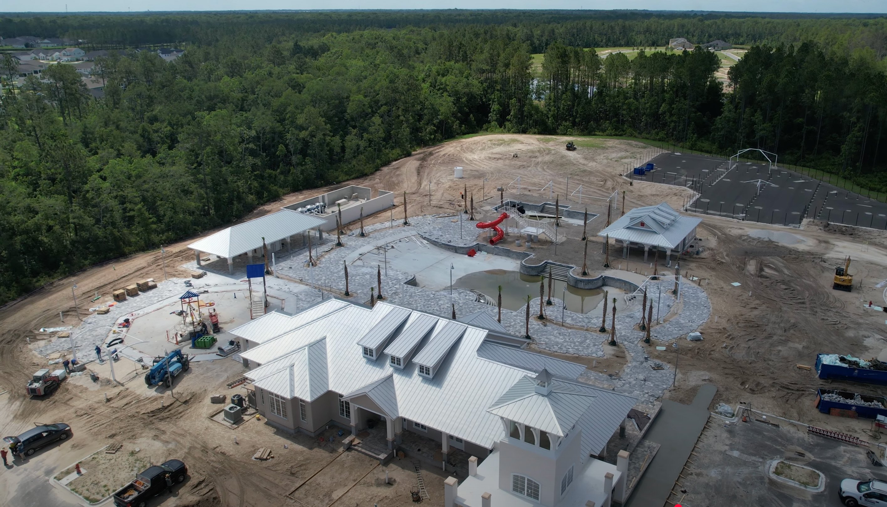 New SilverLeaf amenity center under construction