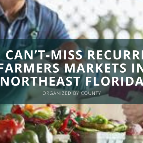 20+ Can’t-Miss Recurring Farmers Markets in Northeast Florida