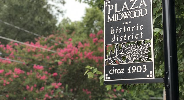 Plaza Midwood Historic District Sign