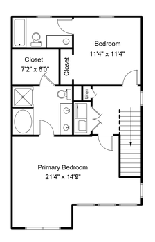 3438 Chagall Ct second floor plan