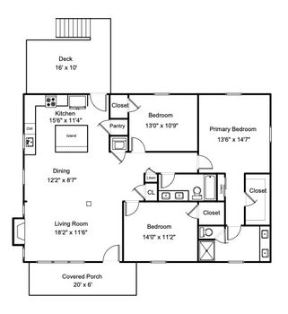 536 Stegall St floor plan