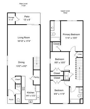 429 Hunters Dance floor plan