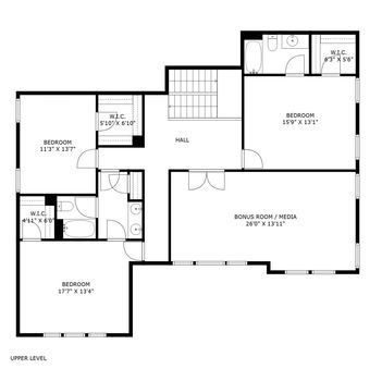 15018 Marymont Ave - floorplan - Second Floor