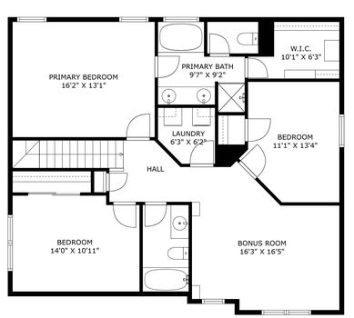 2nd floor -2210 Winding River Dr floorplan