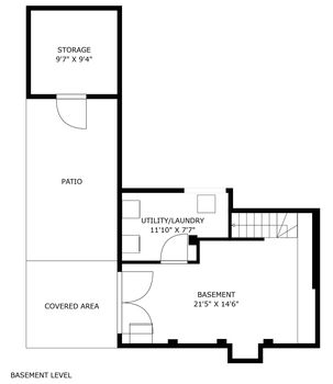 1-1825 Beckwith Place basement floorplan