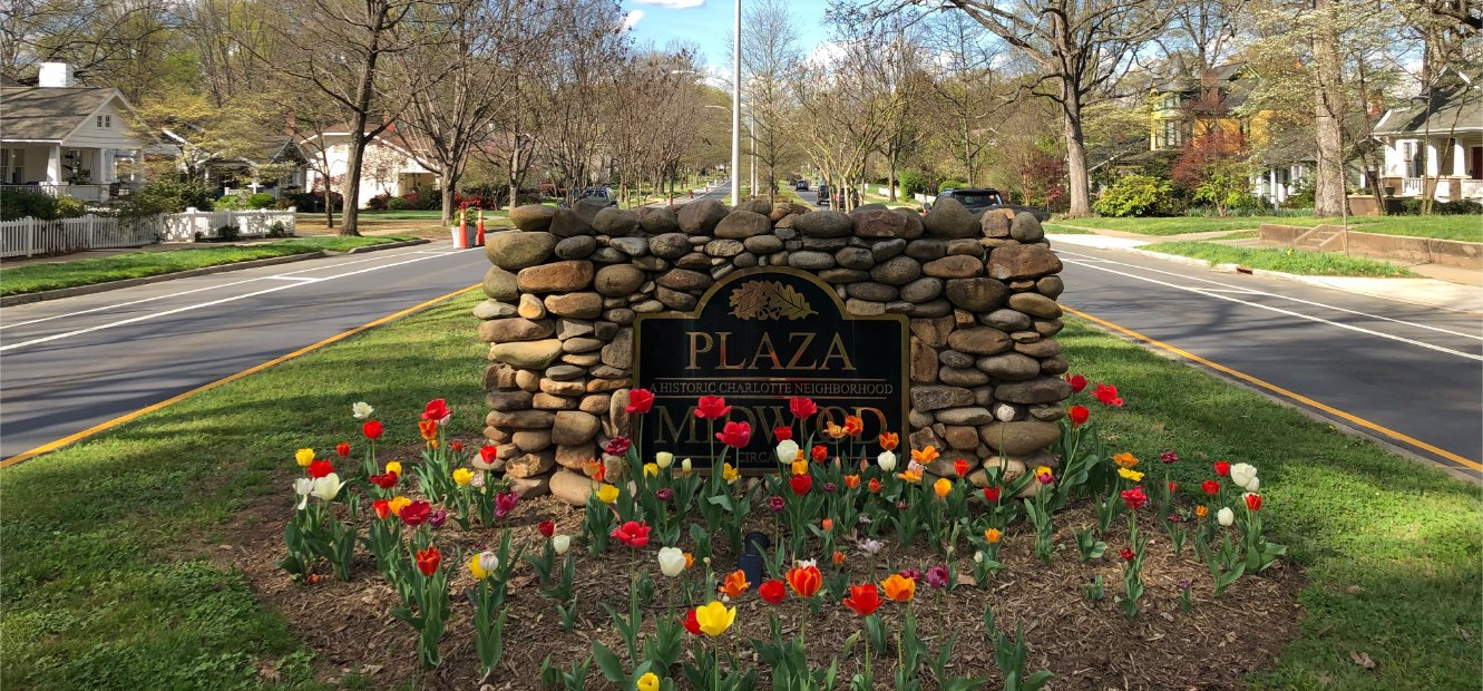 Plaza Midwood Streetscape in Charlotte NC