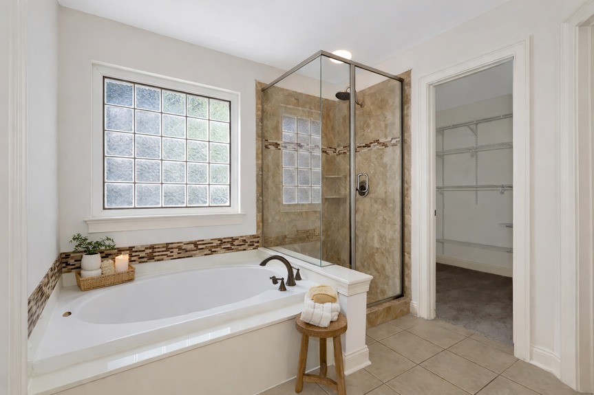 Modern bathroom with a relaxing vibe