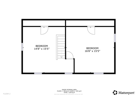 236 Freemans Way Brewster, MA 02631 Upstairs Floor Plan