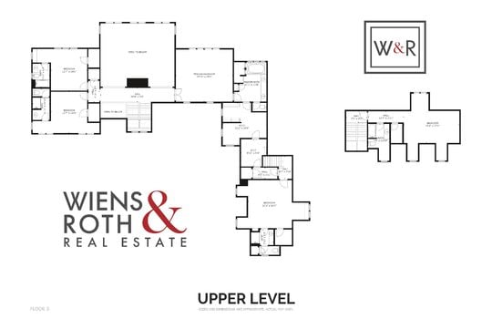 upper level floor plan
