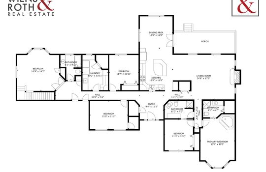 5405 Teal Rd Floor Plan with Logo