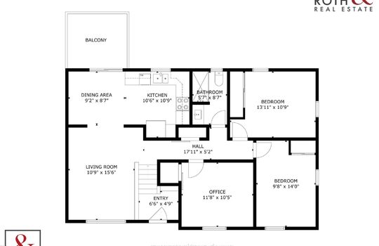 3910 W Erie Rd Floor Plan2 with Logo
