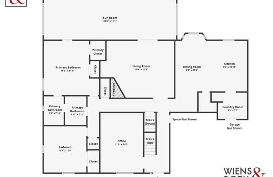 2222 Ruthan Dr Floor Plan1 with Logo