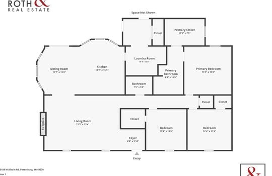 13189 W Albain Rd Floor Plan with Logo-1