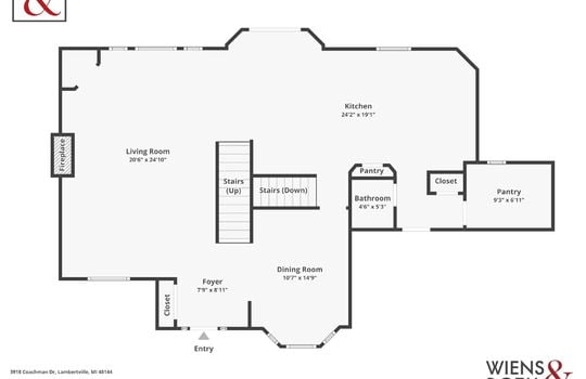 3918 Coachman Floor Plan1 with Logo-1