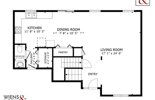 447 Oak Creek Floor Plan2 with Logo-1