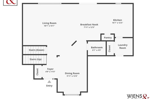 6938 Pheasant View Dr Floor Plan1 with Logo-1