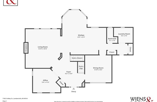 7145 S Valley Cir Floor Plan1 with Logo-1